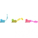 Jucarie soarece, multicolor, 17 cm