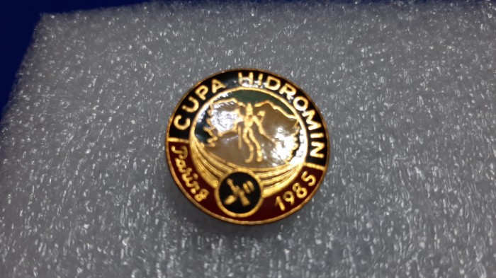 insigna Cupa Hidromin 1985