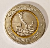 GERMANIA 5 EURO 2018 A SUBTROPICHE ZONE ZONA SUBTROPICALA INEL POLYMER GALBEN, Europa, Nichel