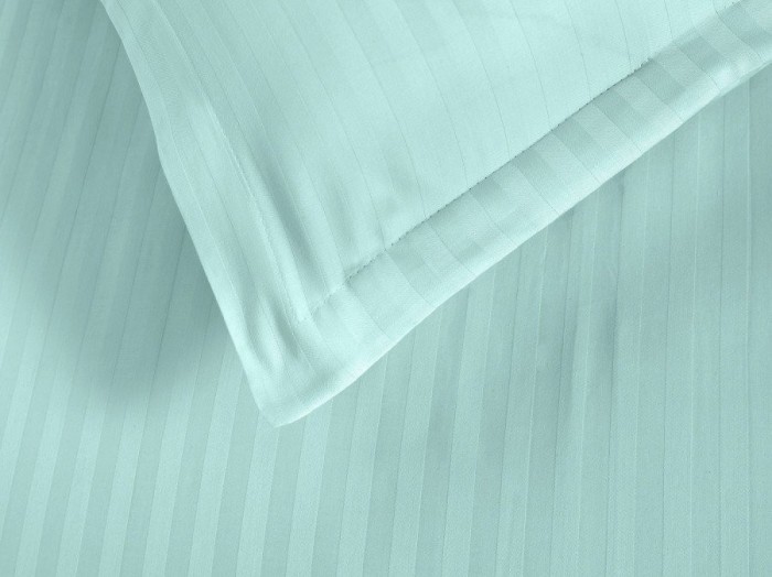 Fata de perna 50x70cm,damasc satinat,100% bumbac,verde menta-H004