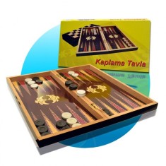 Joc de Table si Sah din Lemn Kaplama Talva 48x24cm DNC37423 BRP foto