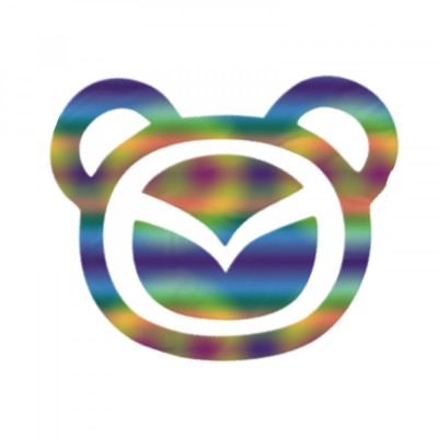 Sticker Mazda Bear , Autocolant Amuzant si Personalizat pentru Masina Ta foto