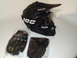 Cumpara ieftin Set casca moto off road-trotineta-enduro+Manusi+Cagula + ochelari ,produse noi