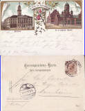 Cernauti , Bucovina - litografie 1896 !, Circulata, Printata