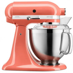 Mixer planetar Artisan Elegance KitchenAid 5KSM185PSEPH, 300 W, bol 4.8L, Roz