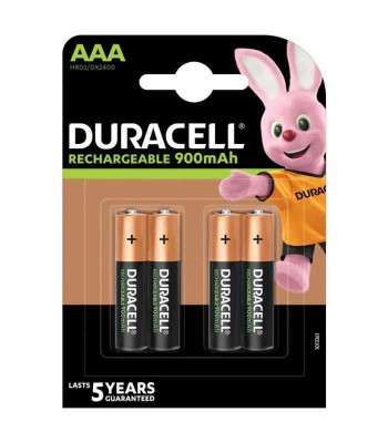 Set acumulatori DURACELL NiMH AAA R3 1.2V 900mAh 4buc foto