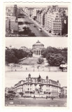 2333 - BUCURESTI, tramway, old car, Atheneum - old postcard, real Photo - unused, Necirculata, Fotografie