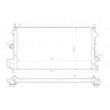 Radiator racire motor Nrf 58204