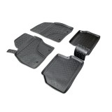 Set de 4 covorase cauciuc 3D stil tavita premium pentru Ford Focus II 2007-2010