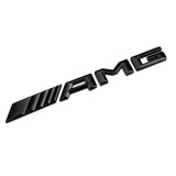 Emblema AMG spate portbagaj Mercedes , culoare negru lucios