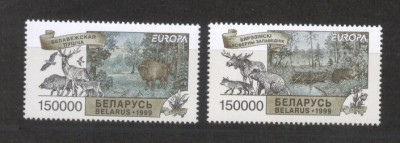 Belarus 1999 Europa CEPT Animals Mi.316-317 MNH AC.355 foto