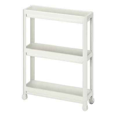 Carucior tip organizator Whitey, 54 x 18 x 71 cm, Alb foto