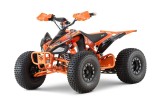 Cumpara ieftin ATV electric ECO Speedy XXL 1500W 60V 20Ah cu diferential, roti 8 inch, culoare portocalie