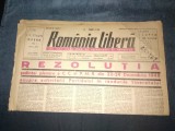 ZIARUL ROMANIA LIBERA 8 IANUARIE 1949