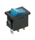 Interupator basculant 1 circuit 3 pini 6.5A 250V OFF-ON albastru, Oem