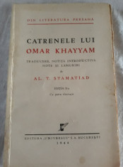 CATRENELE LUI OMAR KHAYYAM (editie interbelica) foto