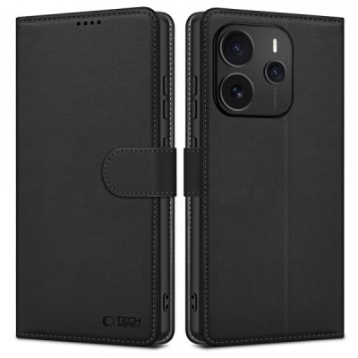 Husa pentru Xiaomi Redmi Note 14 5G, Tech-Protect, Wallet, Neagra foto