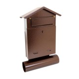 Cutie postala, cu loc pentru ziar, cupru, format B6, 23x7x37.5 cm, Damech GartenVIP DiyLine