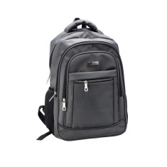Rucsac textil gri 31 x 19 x 50 cm