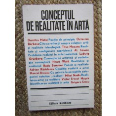 CONCEPTUL DE REALITATE IN ARTA , 1972
