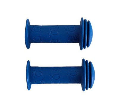 Set 2 mansoane bicicleta copii Jet G-126, culoare albastru, lungime 90mm Cod:A725 foto