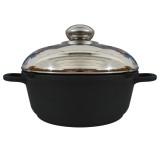 Cumpara ieftin Oala cu capac din aluminiu turnat teflonat Dessini 20 cm