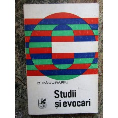 D. Pacurariu - Studii si evocari DEDICATIE SI AUTOGRAF
