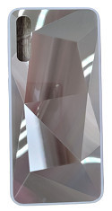 Huse silicon si acril cu textura diamant Samsung A50 ; A50s ; A30s , Argintiu foto