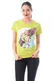 Cumpara ieftin G296-9 Tricou cu maneca scurta si imprimeu tip surf