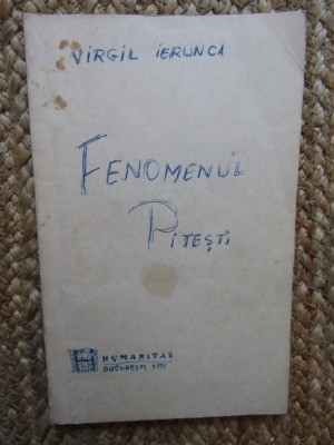 FENOMENUL PITESTI - VIRGIL IERUNCA foto