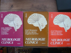 CAMPEANU, ARGINTARU, s.a. - NEUROLOGIE CLINICA - 3 volume - 1979-1980 foto