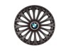 Set 4 capace roti Dino Negru R15, pentru gama auto BMW, Autohelix MSA
