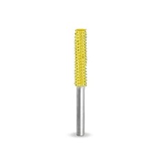 Biax sculptura lemn SABURR -cap cilindric 3,2 mm capăt neted, Granulatie Saburr FINA - GALBENA