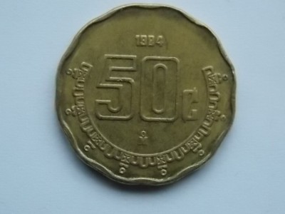 50 CENTAVOS 1994 MEXIC foto