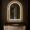 Oglinda de baie LED cu touch si functie dezaburire Korman Technik, 80x50 cm