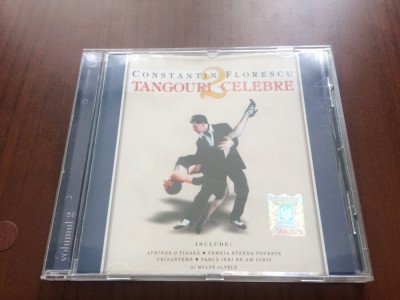 Constantin Florescu Tangouri Celebre 2 muzica latin pop usoara tango cd disc VG+ foto