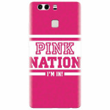 Husa silicon pentru Huawei P9 Plus, Pink Nation