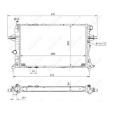 Radiator racire motor Nrf 53898