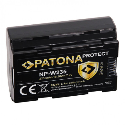 Acumulator Patona Protect NP-W235 2250mAh replace FujiFilm X-T4 XT4-13395 foto