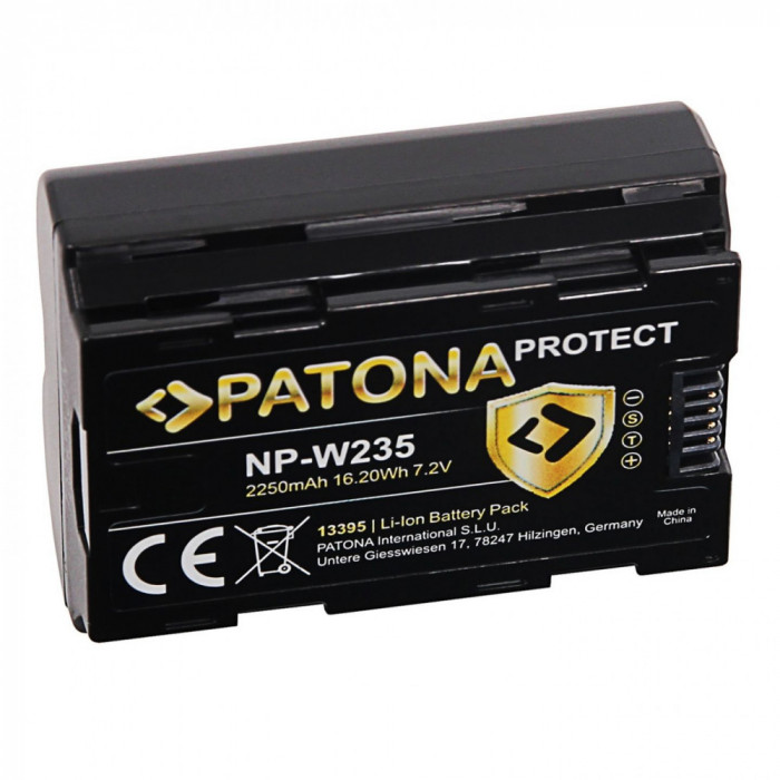 Acumulator Patona Protect NP-W235 2250mAh replace FujiFilm X-T4 XT4-13395