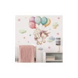 Cumpara ieftin Sticker Perete Autocolant Unicorn si Baloane - 52x65cm - 92020