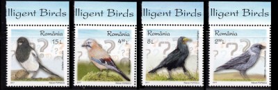 Fauna - Păsări inteligente, cotofana, gaita, cioara, 2017, LP 2134, MNH foto