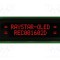 Afișaj OLED alfanumeric 16x2 RAYSTAR OPTRONICS 85x30x10mm roșu PIN 14