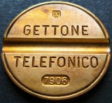 Moneda / Jeton Telefonic GETTONE TELEFONICO - ITALIA, anul 1979 * cod 2653