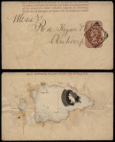 Great Britain 1887 Postal stationery Wrapper Liverpool to Antwerp Belgium DB.063