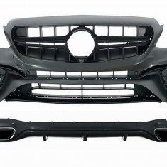 Kit Exterior compatibil cu Mercedes E-Class W213 (2016-2019) E63 Design Ornamente Tobe Negre CBMBW213AMGE63BB