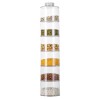 Carusel condimente cu 6 recipiente transparente,Spice Tower, Oem