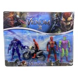 Set figurine Venom 2 cu motocicleta
