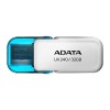 Stick USB 32GB ADATA UV240 USB 2.0 cu capac glisant, alb-albastru