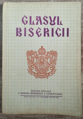 Glasul Bisericii// ianuarie-martie 1983 foto